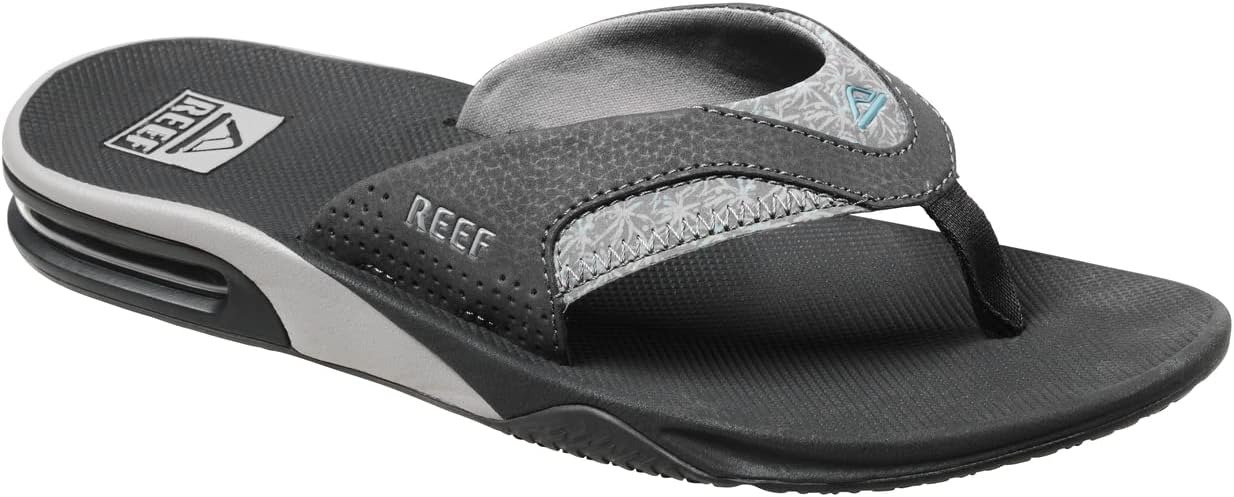 REEF Men's Fanning Flip Flops with Bottle Opener Feature
