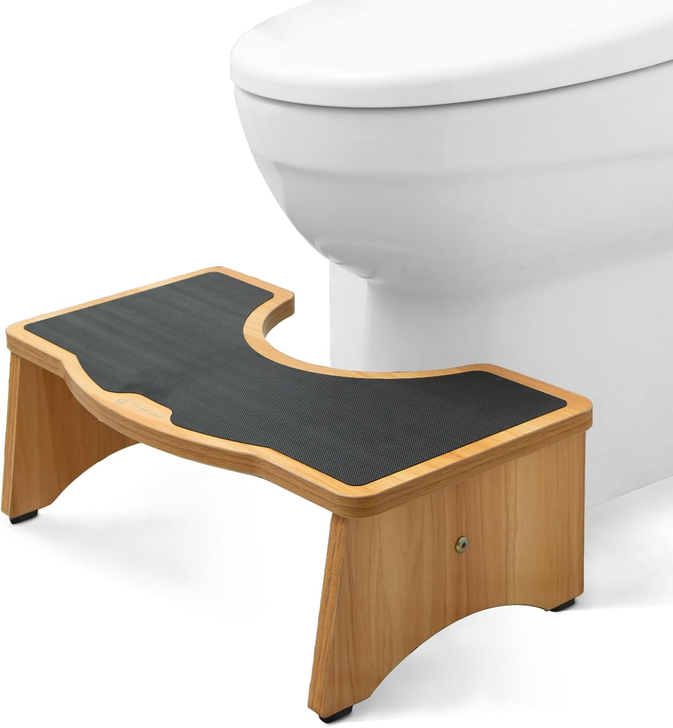 StrongTek Extra Large Toilet Stool for Comfortable Bowel Movements
