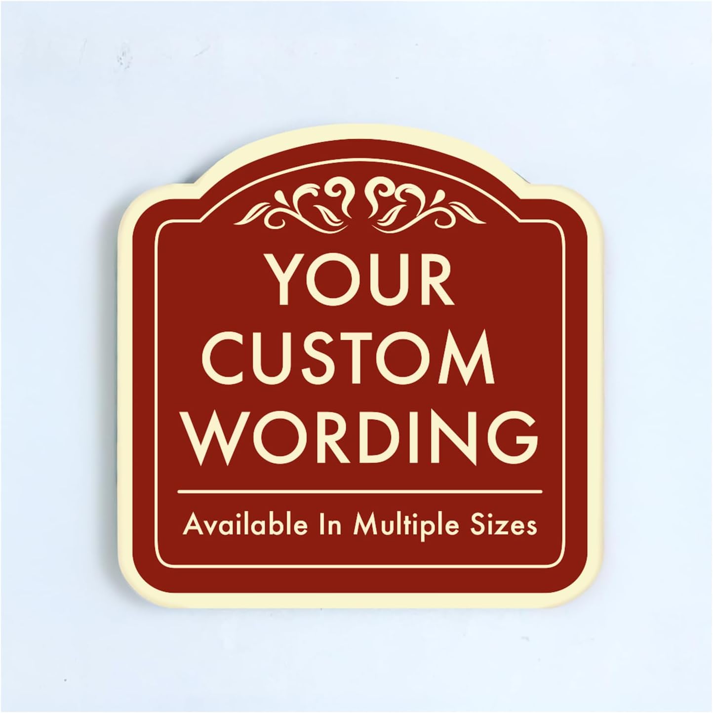 Custom Decorative Outdoor Metal Sign for Driveway Personalization