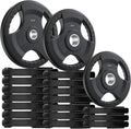 SPART Weight Plate 2-In Rubber Coated Olympic Grip Plate - Durable