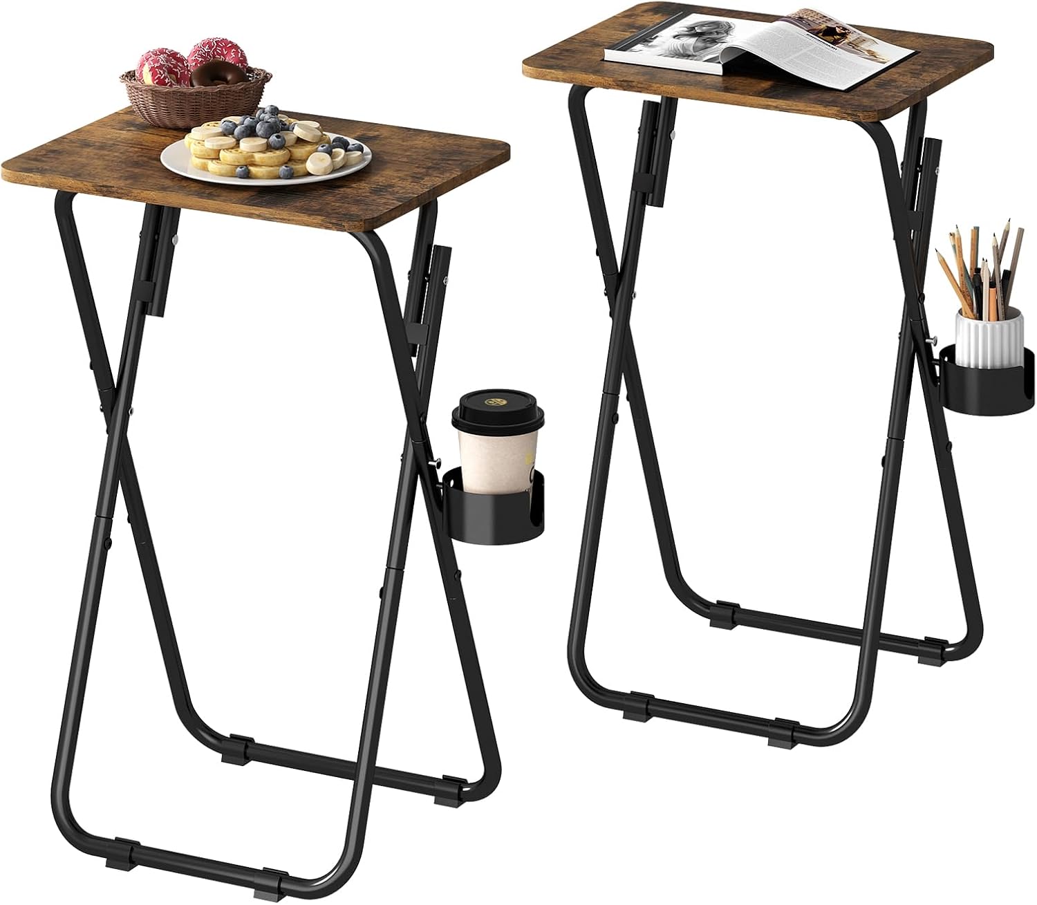 Portable Folding TV Tray Set - Enjoy Meals Anywhere!