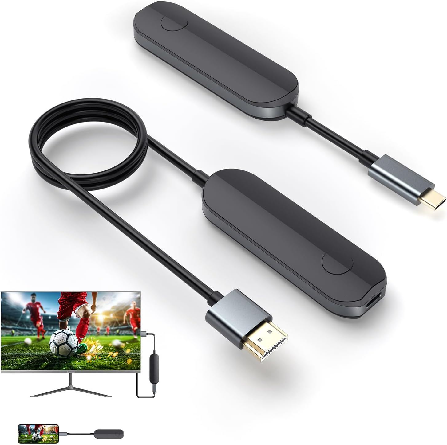 Portable 4K Wireless HDMI Extender - JUCONU