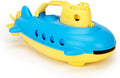 Green Toys Submarine Yellow & Blue - Safe Bath Toy for Toddlers