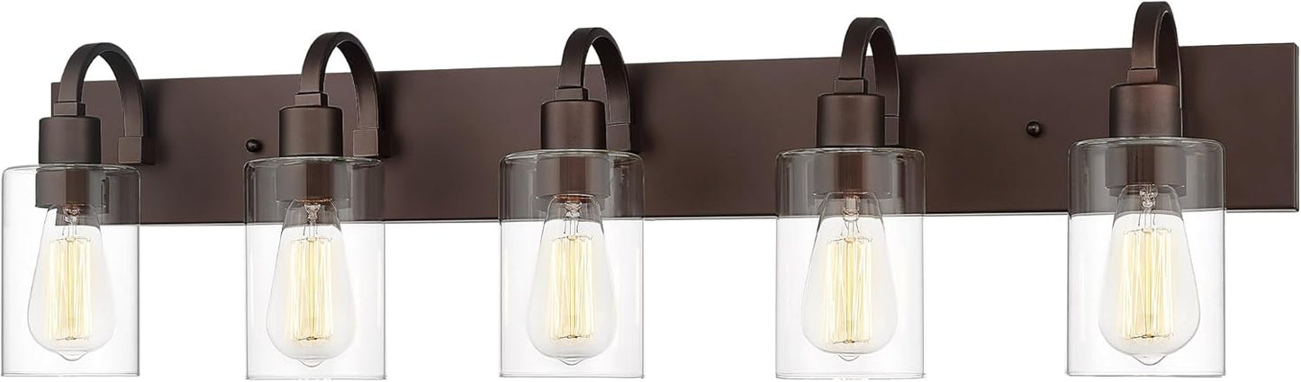 Emliviar 5-Light Metal Bath Vanity Lighting Fixture for Home