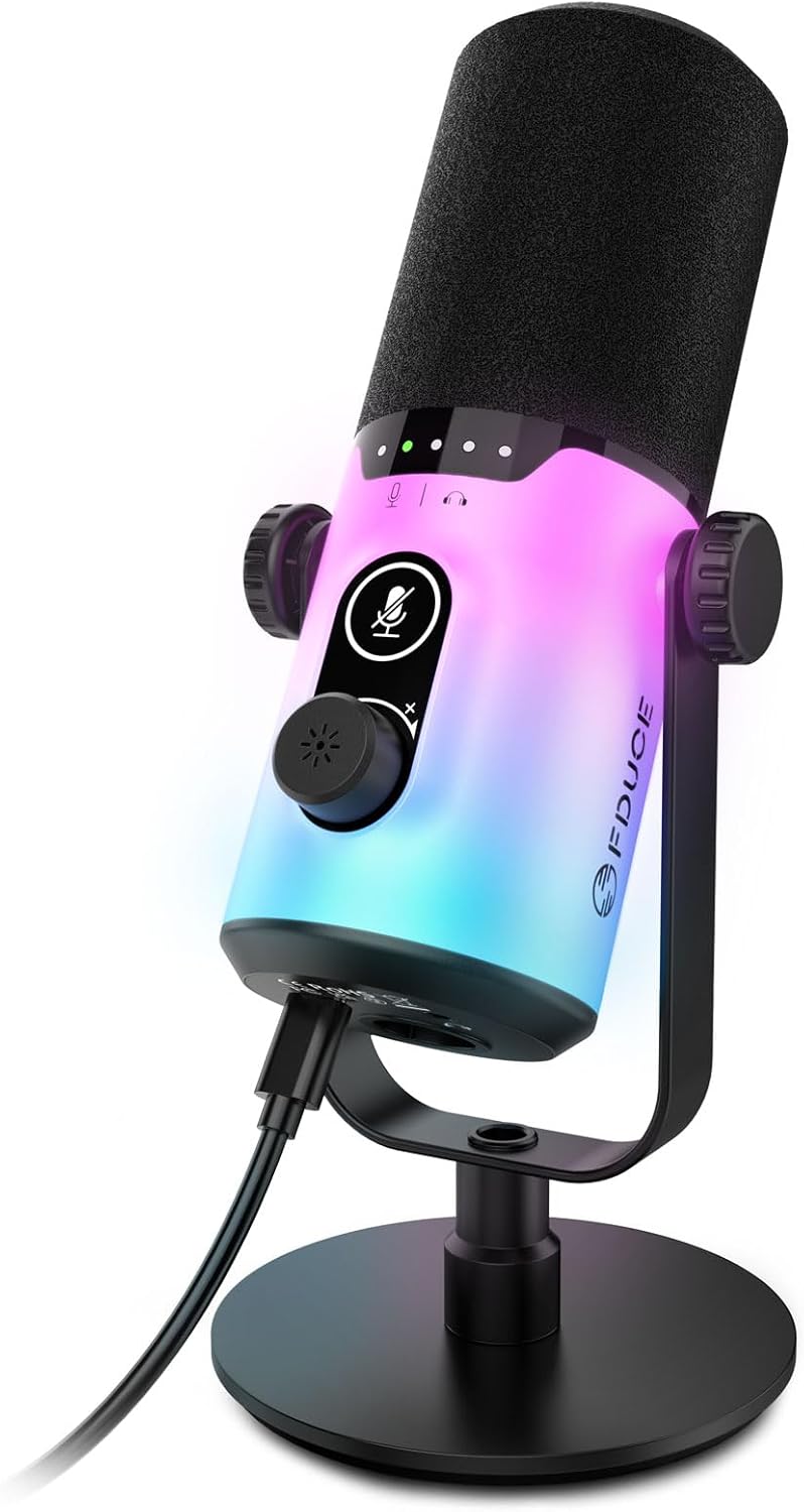 FDUCE D20 Dynamic Gaming Microphone Kit for Streaming and Recording