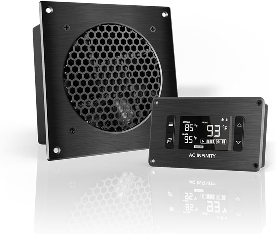 AC Infinity AIRPLATE T3 Quiet Cooling Fan System for Cabinets