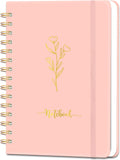 Lined Spiral Journal Notebook 6.3in x 8.5in - Durable Hardcover