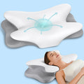 Cervical Neck Pillow for Pain Relief - Ergonomic Side Sleeper Pillow