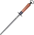 MITSUMOTO SAKARI 10 in Round Honing Rod - High Carbon Sharpening Steel