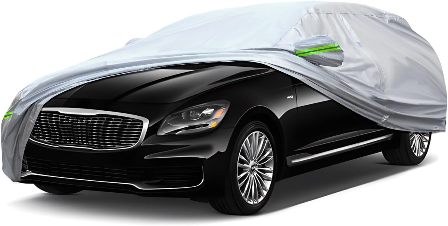 Universal Full Car Cover for Sedans 205-216 in All Weather