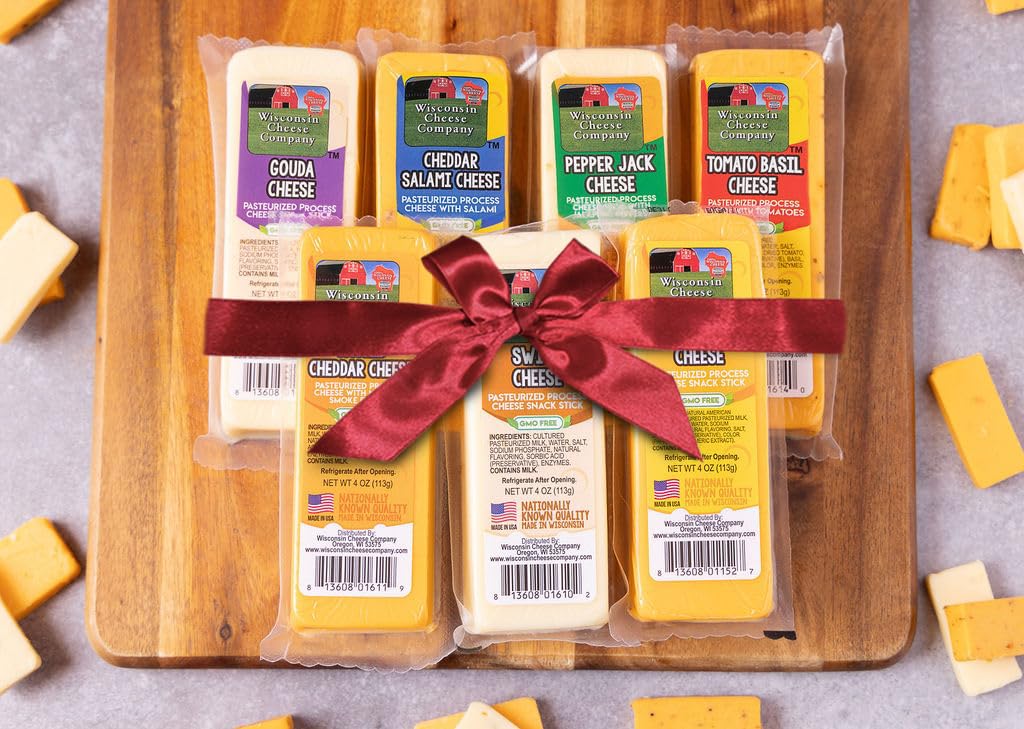 Wisconsin Specialty Cheese Block Sampler Gift Pack for Any Occasion