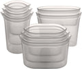 Zip Top Reusable Food Storage Bags Full Set of 8 for All Needs