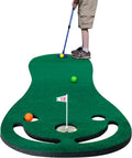 KOFULL Indoor Outdoor Golf Putting Green Mats Set for Practice