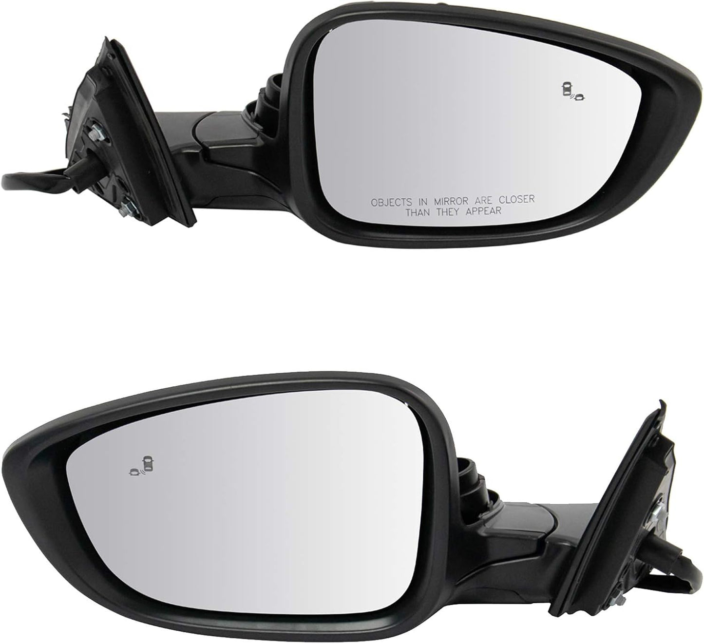 TRQ Power Heated Paint to Match Side Mirror Set for Honda Accord
