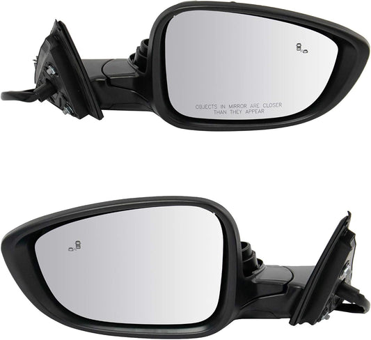 TRQ Power Heated Paint to Match Side Mirror Set for Honda Accord