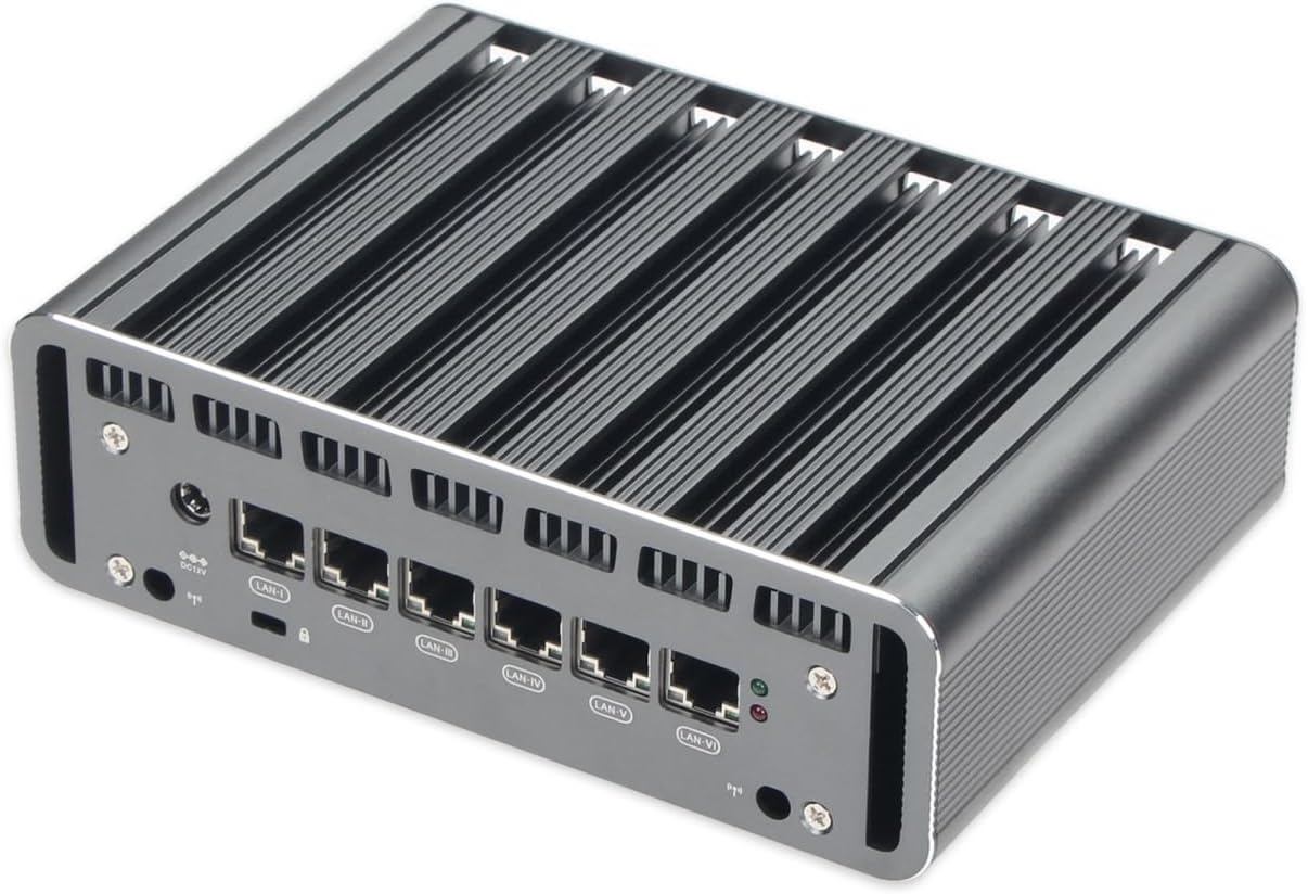 Micro Firewall Appliance with Intel Core i3 and 6 LAN Ports