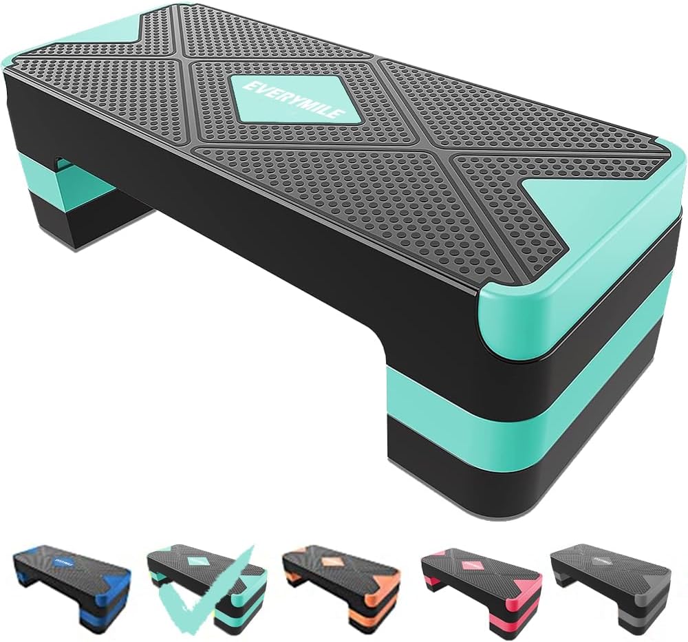 Adjustable Aerobic Stepper for Home Gym Fitness Workouts