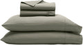 Signature Hemmed Sheet Set King Juniper - Buttery 100% Organic Cotton