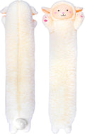 Lamb Plush Body Pillow for Kids - Soft 47 in Cuddle Pillow