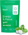 NeuroGum Extra Strength Energy & Focus Gum - Fast, Smooth Boost