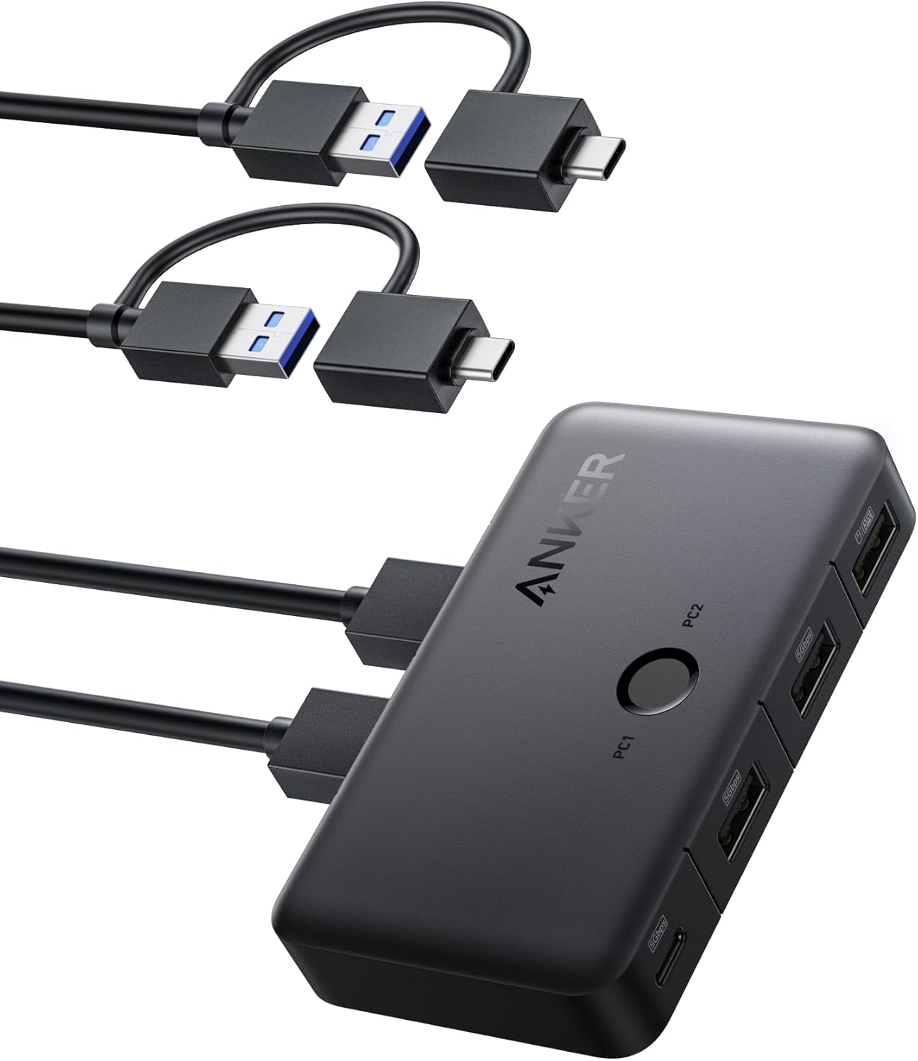 Anker USB 3.0 Switch for Easy Device Switching and Fast Data