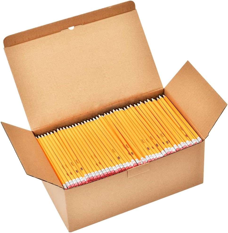 Madisi Wood-Cased #2 HB Pencils - Pre-sharpened Bulk Pack