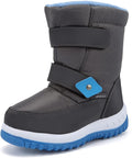 Kid Snow Boots with Fur Lining - Lightweight Waterproof Winter Boots