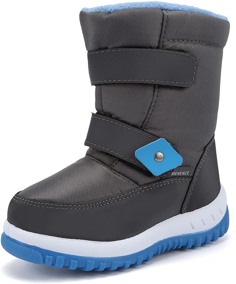 EQUICK Boys Girls Winter Boots Waterproof Lightweight Kid Snow Boots