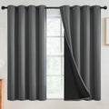 SimpleHome 100% Blackout Curtains for Bedroom and Living Room