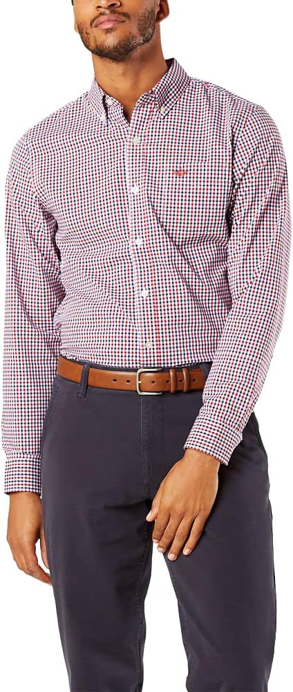 Dockers Men's Classic Fit Long Sleeve Comfort Flex Shirt Review