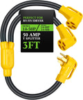 Kanayu 14-50 Y Splitter Adapter Cord 50Amp - Charge RV and EV Together