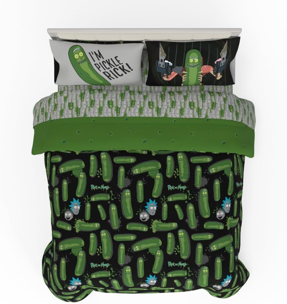 Rick & Morty Bedding Set - Cozy Reversible Comforter & Sheets