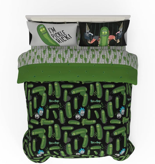 Rick & Morty Bedding Set - Cozy Reversible Comforter & Sheets