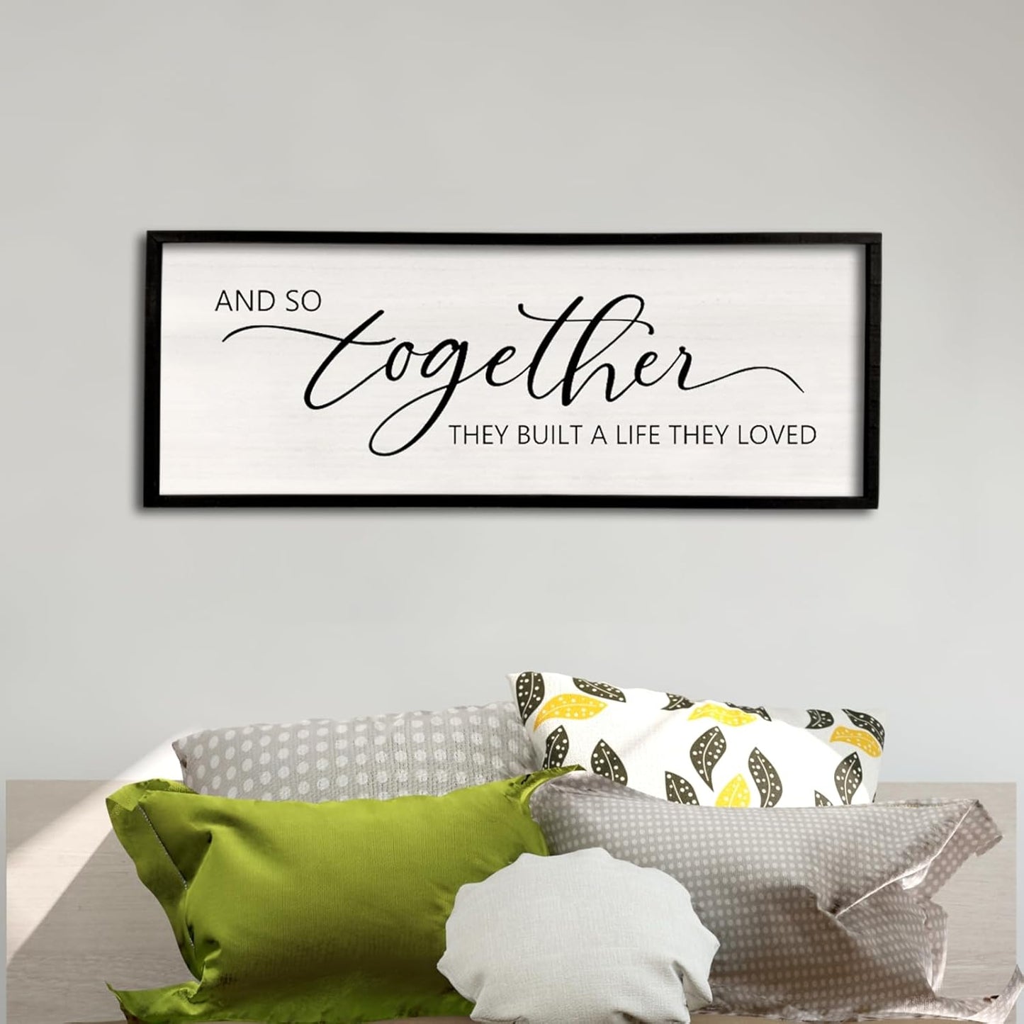 And So Together They Built A Life They Loved Wall Art Decor