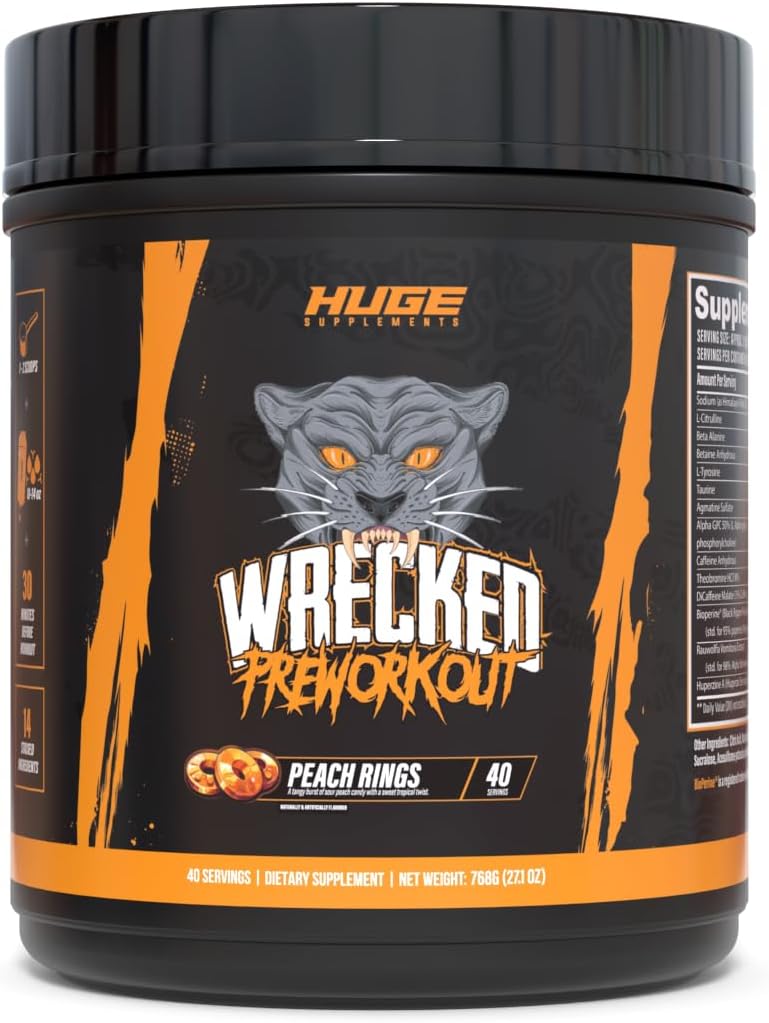 Wrecked Pre Workout Powder for Energy, Focus, and Performance