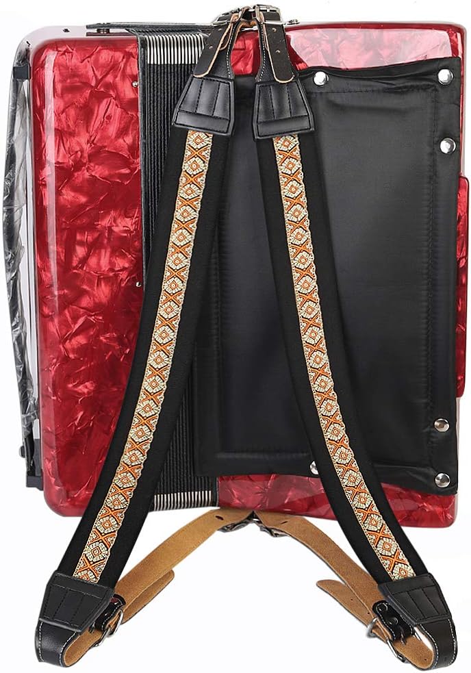 Accordion Straps with Genuine Leather Ends for Comfort and Style