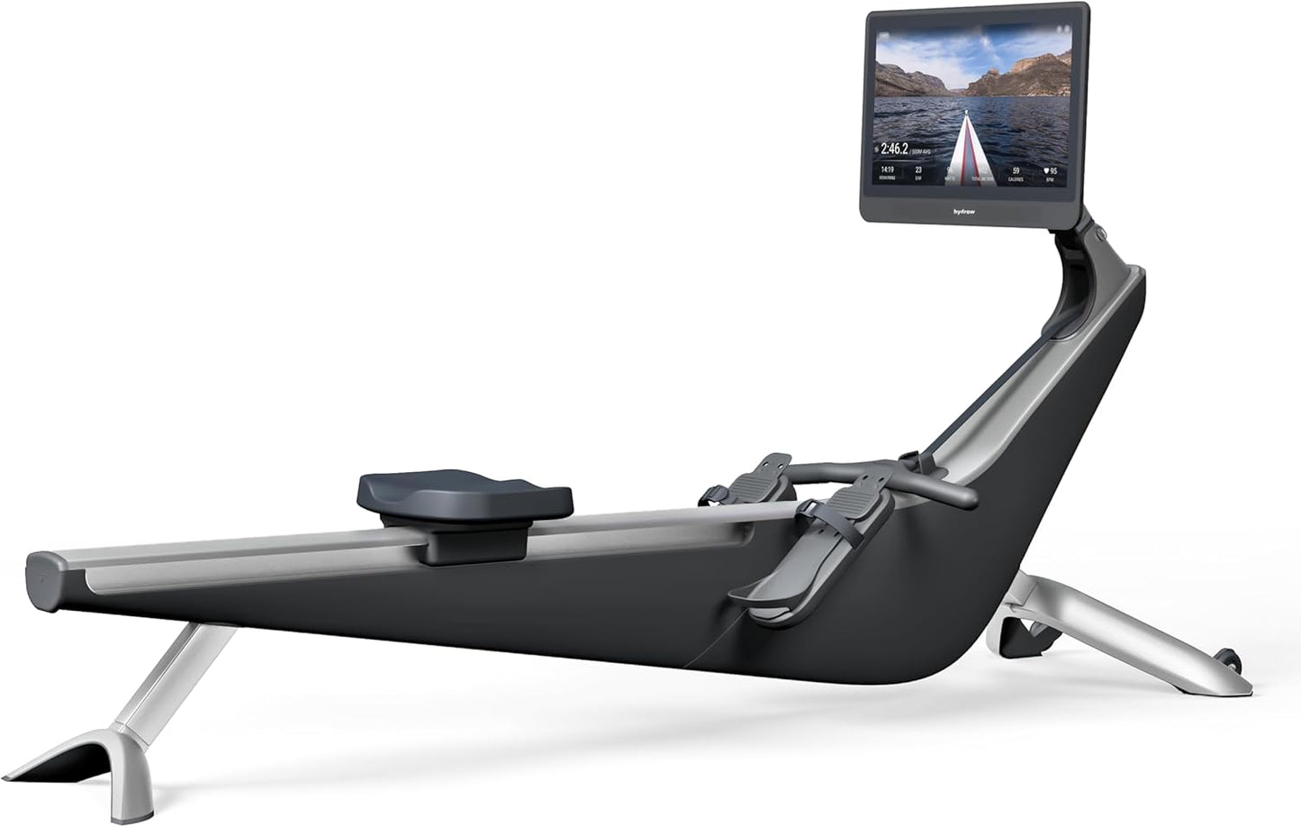 Hydrow Core Rowing Machine - Membership-Free | 22 Rotating Screen | Stowable
