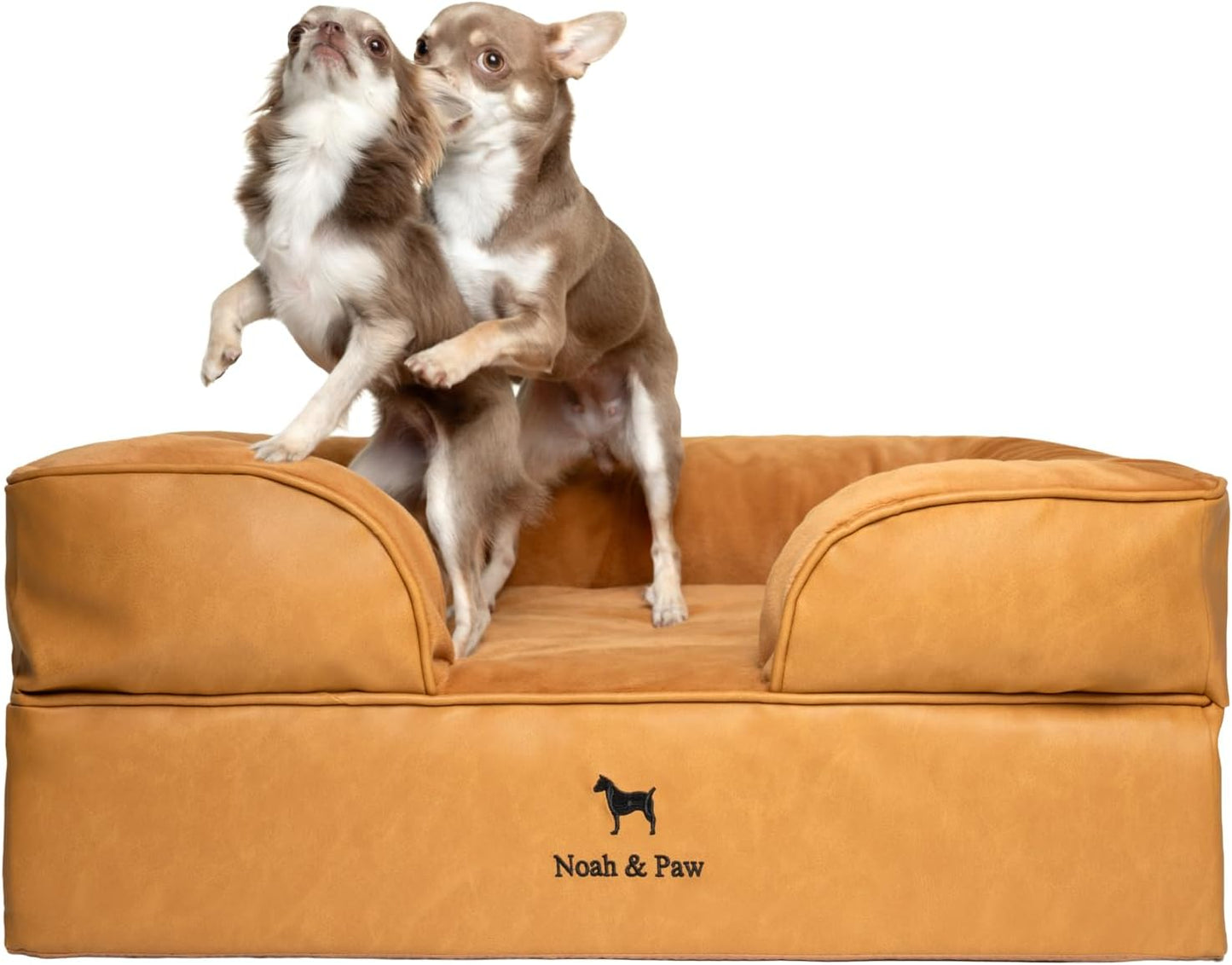 Orthopedic Dog Bed with Cooling Gel for Medium Size Pets