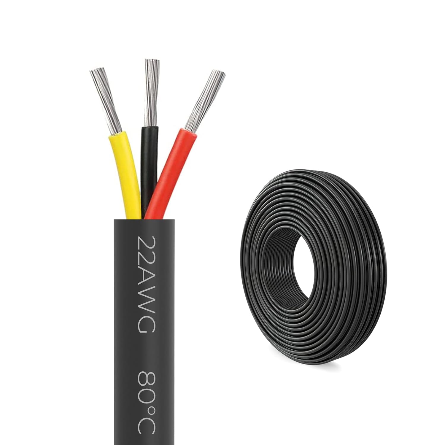 FIRMERST 3 Conductor 22 Gauge 200 Feet Tinned Copper Wire Review