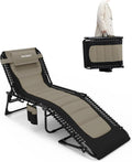 Versatile Outdoor Lounge Chair with 5-Position Recline for Comfort