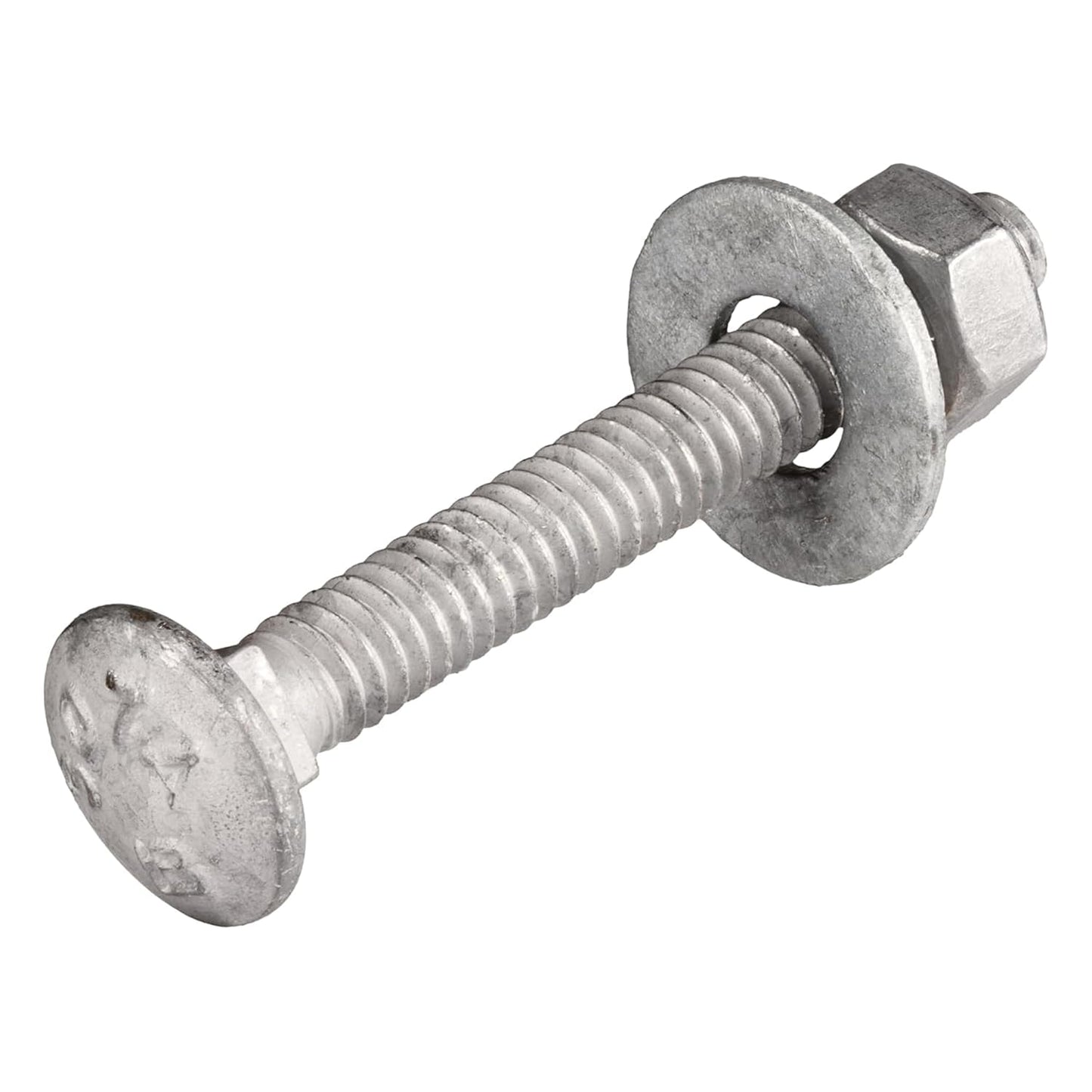 1/4in x 2in Galvanized Carriage Bolt Kit for Heavy Duty Use