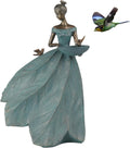 Dilicoming Large Garden Fairy Statue Bird Feeder & Bath Decor