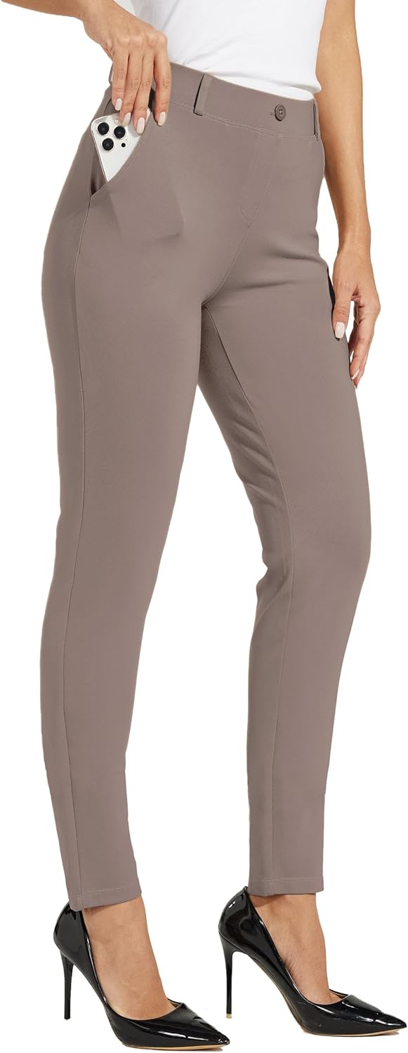 Willit Women's Yoga Dress Pants for Office and Casual Wear