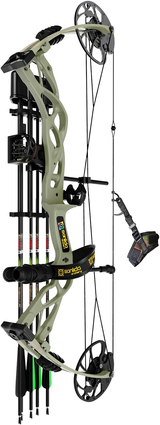 Sanlida Dragon X9 Compound Bow Package for Adults - Ready to Hunt