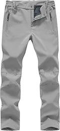 Women's Snow Ski Waterproof Fleece Lined Pants - Insulated Softshell