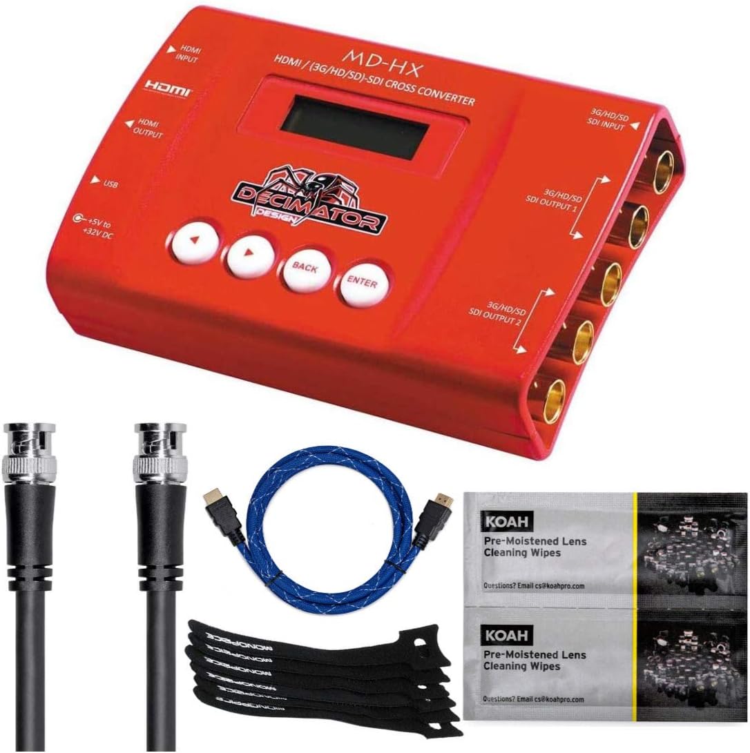 Decimator MD-HX HDMI and SDI Cross Converter Deluxe Bundle