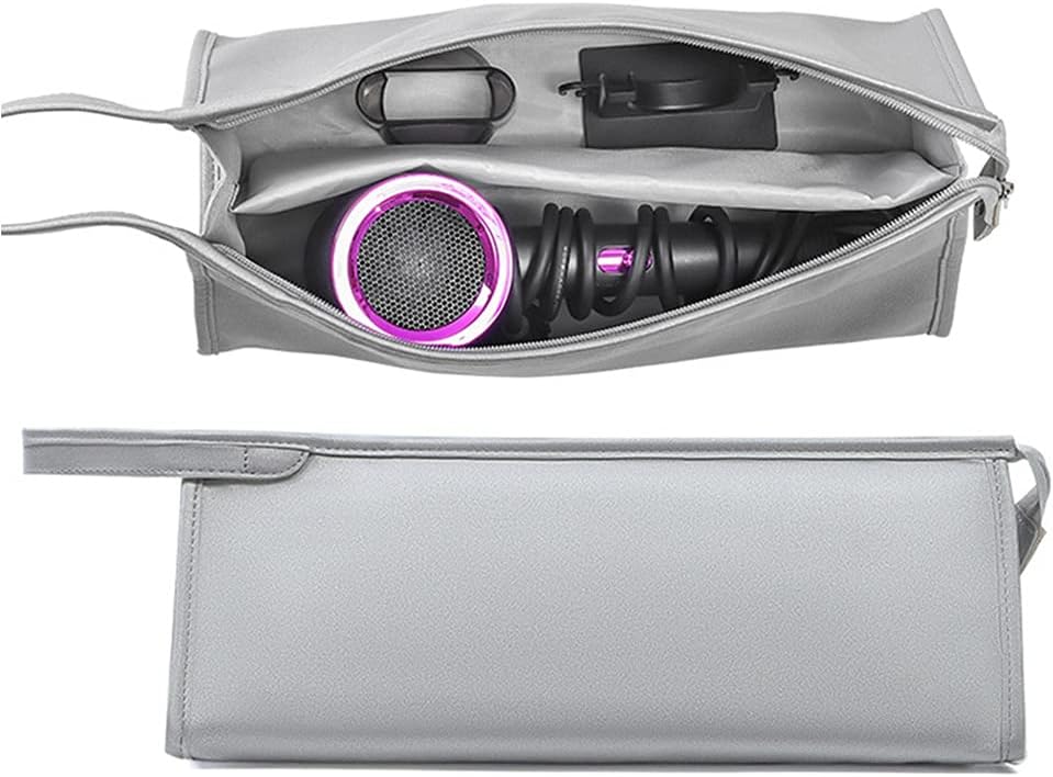 Protective PU Leather Travel Case for Dyson Hair Dryer & Styler