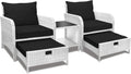 LEVELEVE Balcony Furniture 5 Piece Patio Set for Outdoor Relaxation