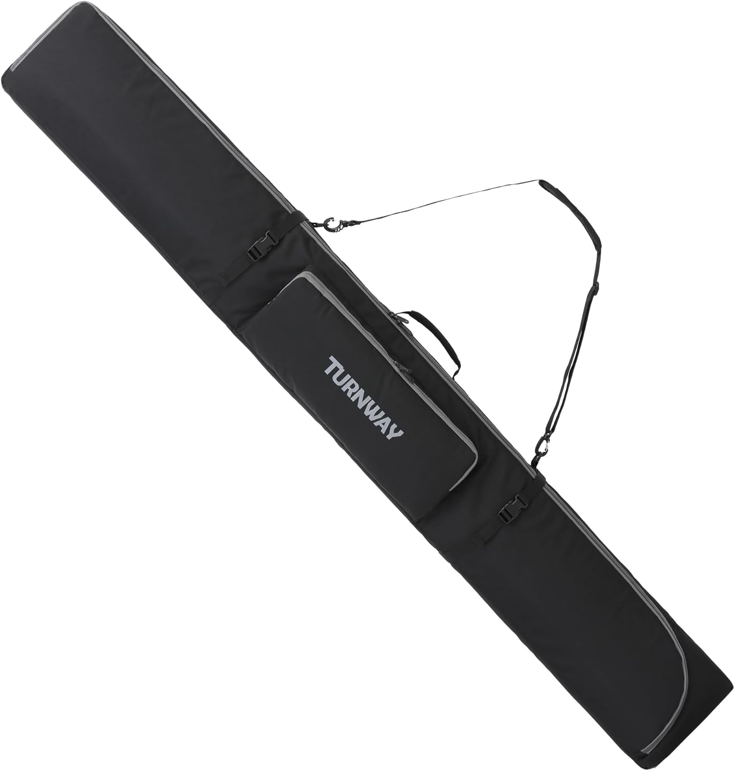 TurnWay Ski Bag | Protects 195 cm Skis | Waterproof Polyester