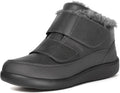 Hsyooes Diabetic Boots for Women Wide Width Winter Snow Boots - Warm